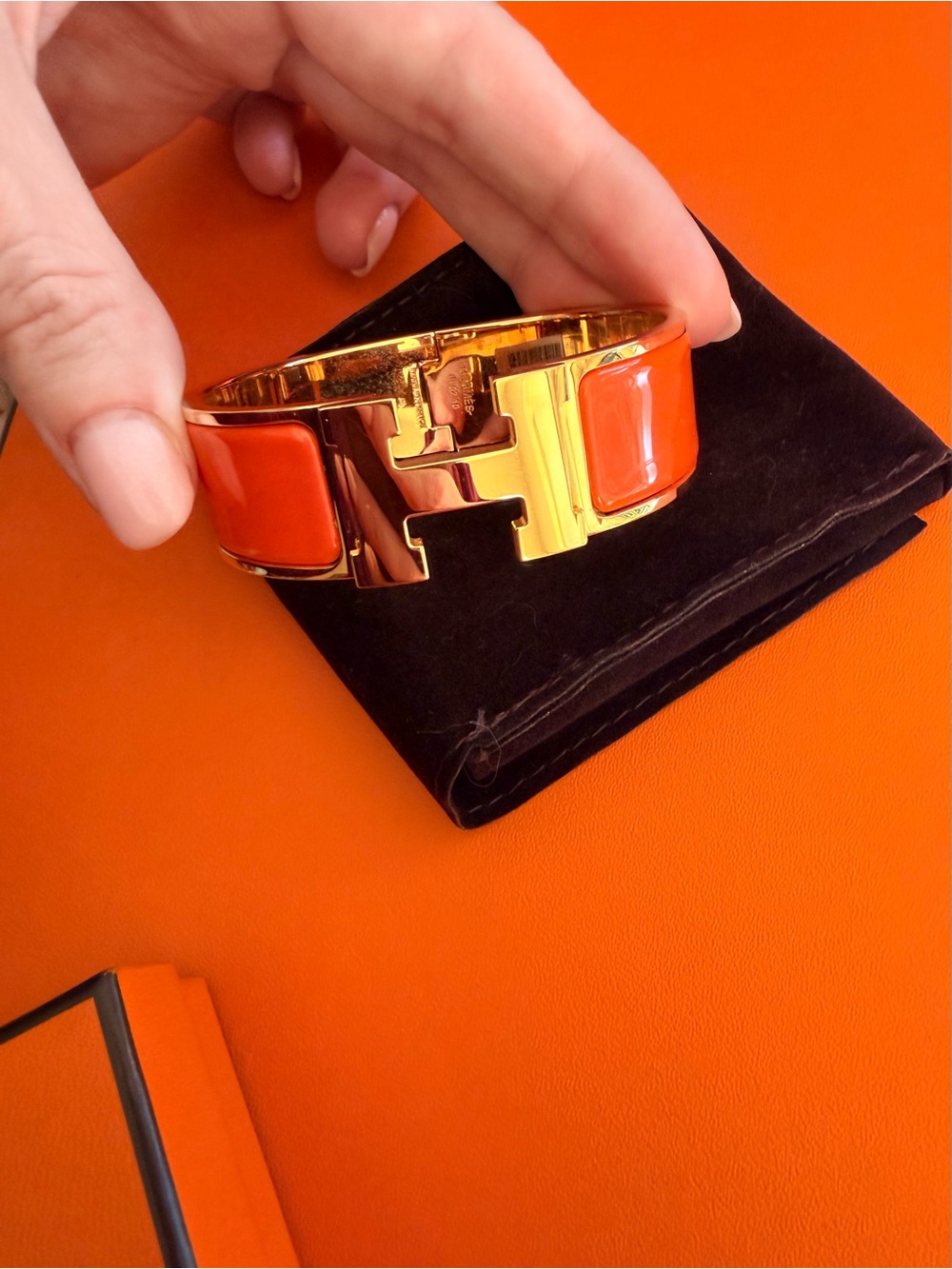 Herms Clic Clac Bangle Bracelet in size GM
